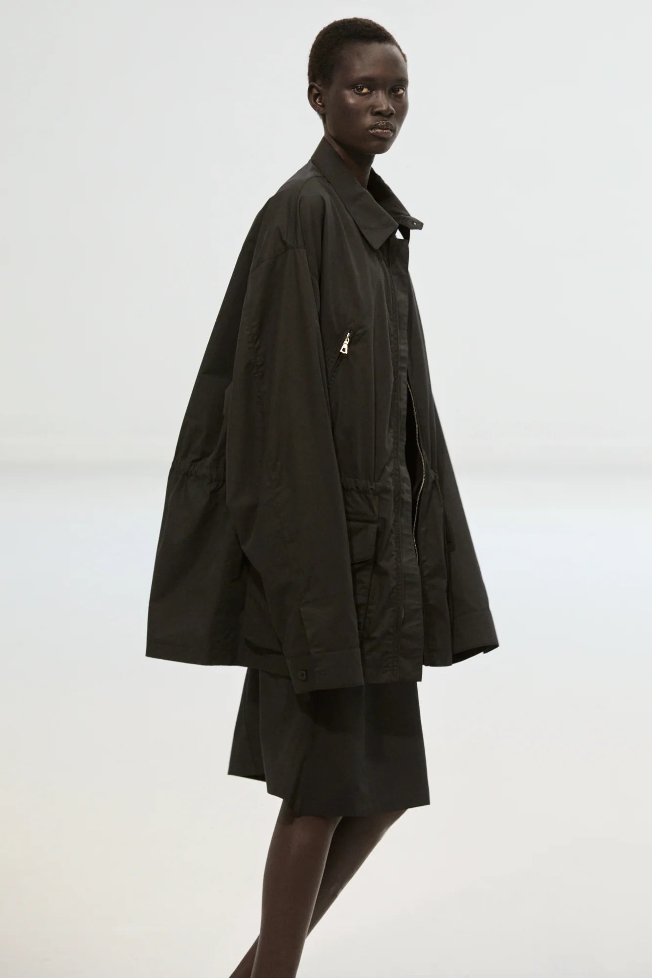 Rier Field jacket cotton black