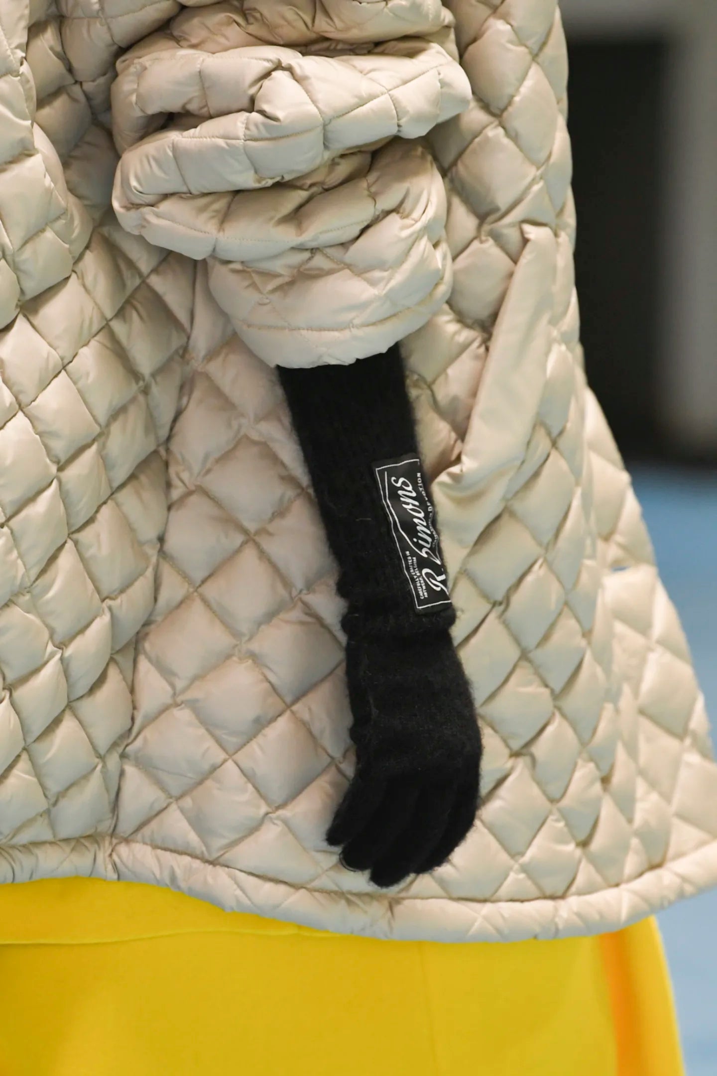 Raf Simons Mohair Long Knit Gloves